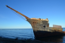 Ship graveyard Punta Arenas