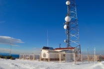 Television mast overlooking Punta Arenas