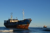 Abandoned ships in Punta Arenas