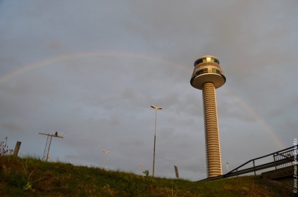 Rainbow at Stockholm airport