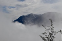 Low clouds and high mountains