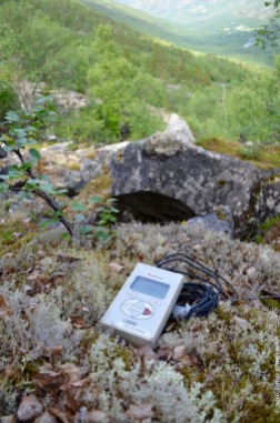Measuring soil water content in the mountains