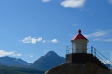 The little red lighthouse, Skjomen valley