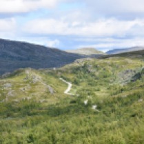 One of our study roads in Narvik, Norway