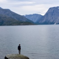 Overlooking the Skjomen fjord