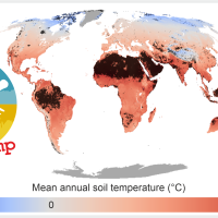 Global maps of soil temperature